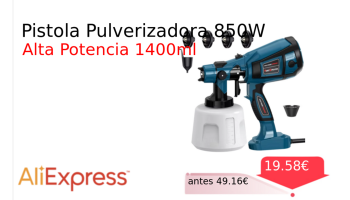 Pistola Pulverizadora 850W