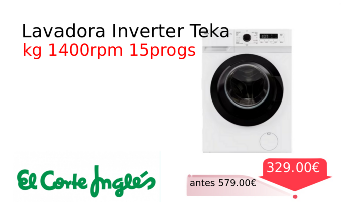 Lavadora Inverter Teka