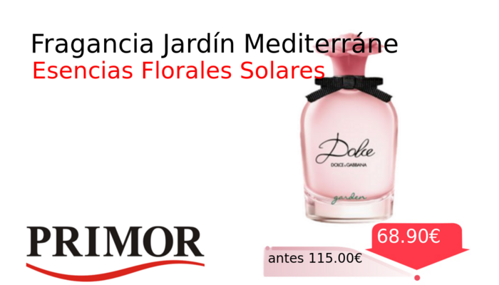 Fragancia Jardín Mediterráne