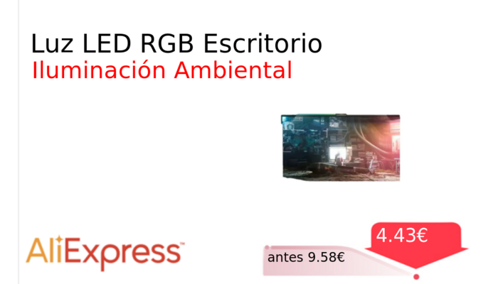 Luz LED RGB Escritorio