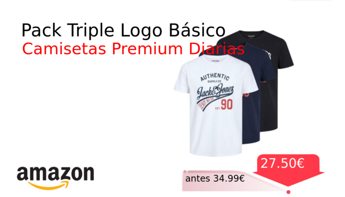 Pack Triple Logo Básico