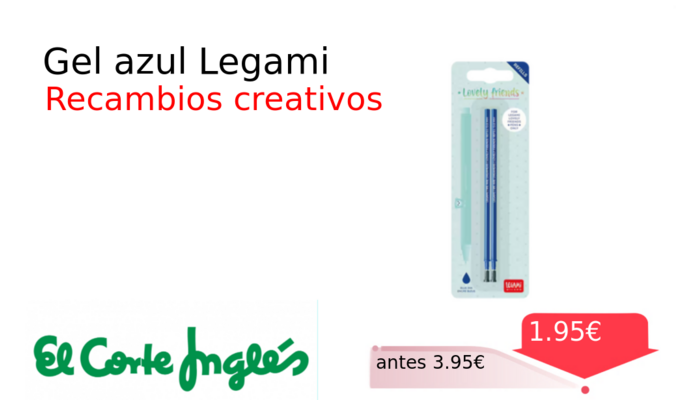 Gel azul Legami