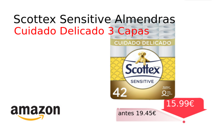 Scottex Sensitive Almendras