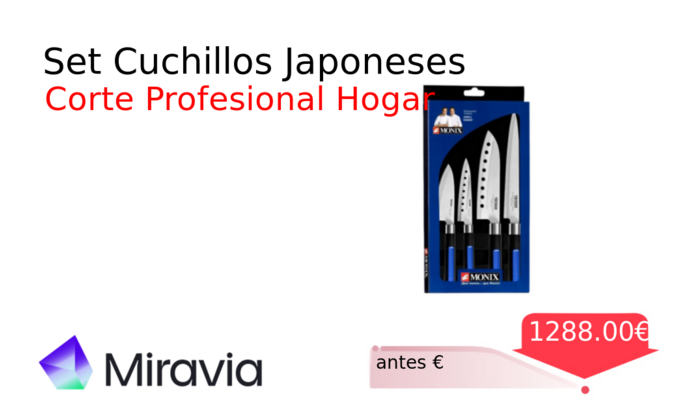 Set Cuchillos Japoneses