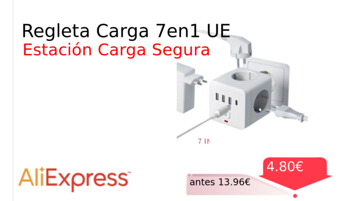 Regleta Carga 7en1 UE