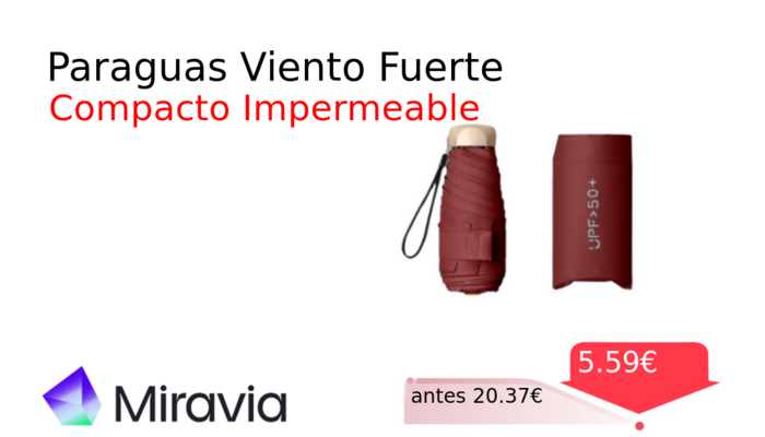 Paraguas Viento Fuerte