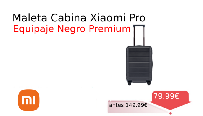 Maleta Cabina Xiaomi Pro