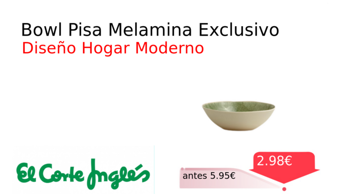 Bowl Pisa Melamina Exclusivo