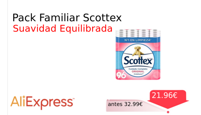 Pack Familiar Scottex
