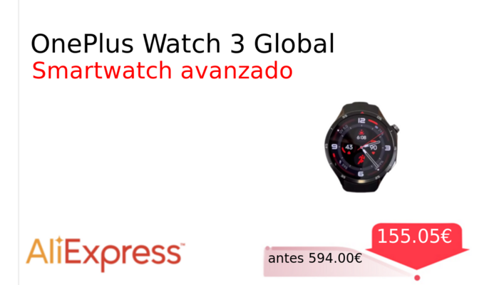 OnePlus Watch 3 Global