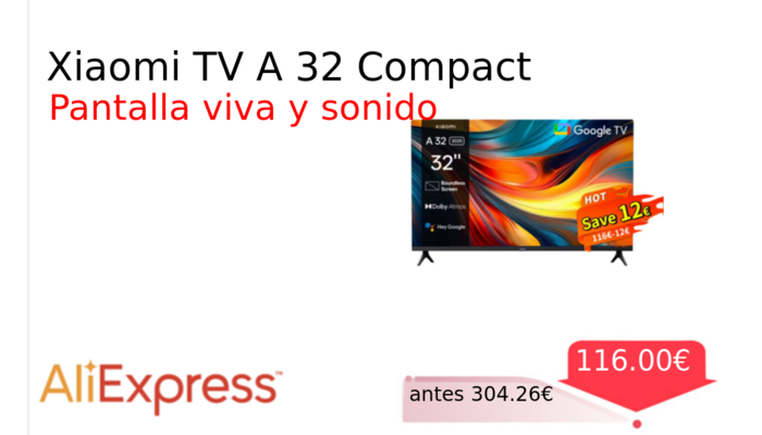 Xiaomi TV A 32 Compact