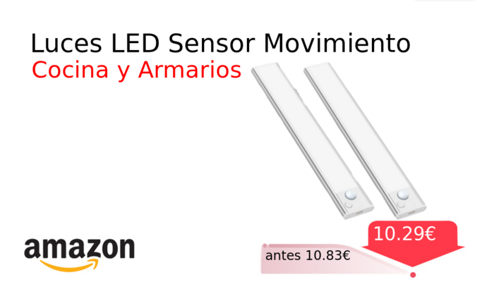 Luces LED Sensor Movimiento
