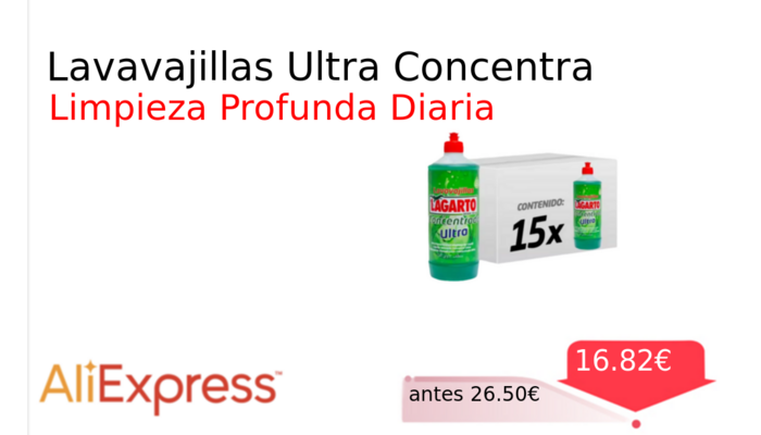 Lavavajillas Ultra Concentra