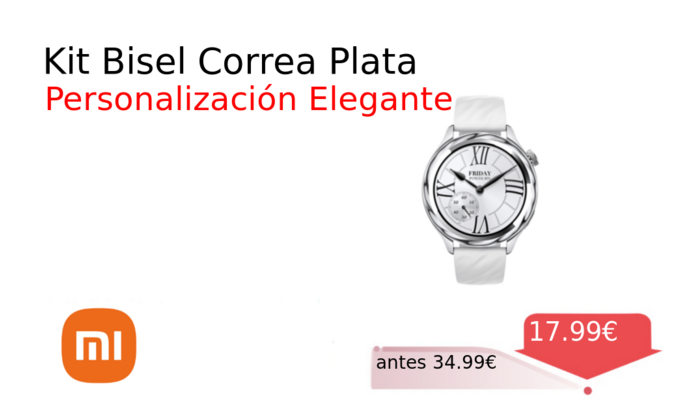 Kit Bisel Correa Plata