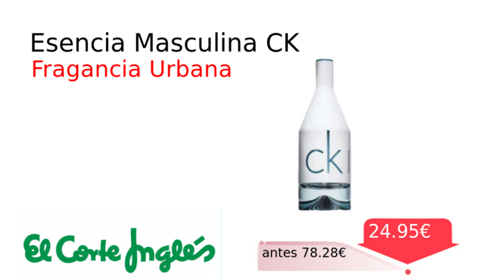 Esencia Masculina CK