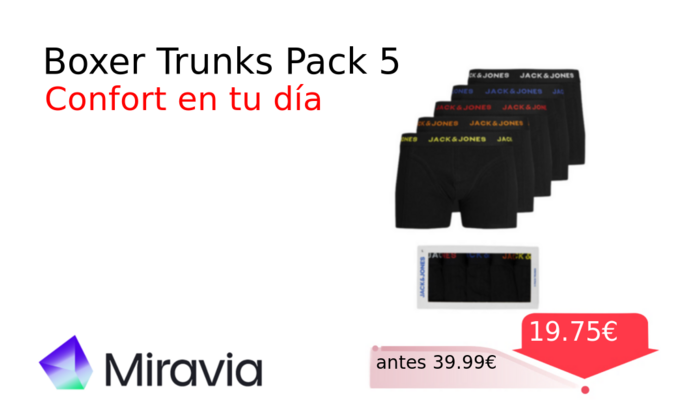 Boxer Trunks Pack 5