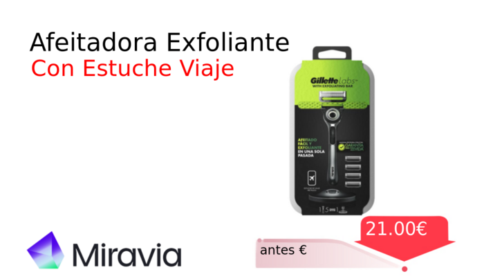 Afeitadora Exfoliante
