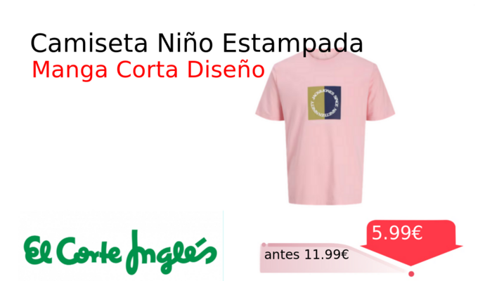 Camiseta Niño Estampada