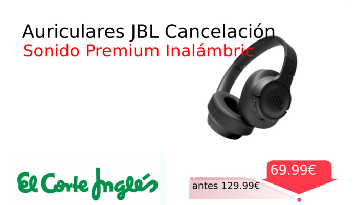 Auriculares JBL Cancelación