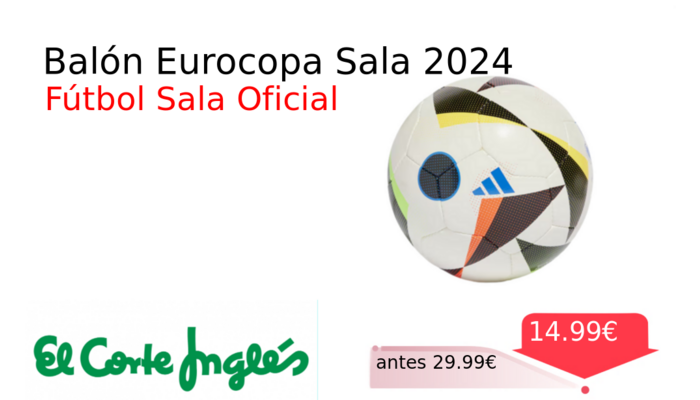 Balón Eurocopa Sala 2024