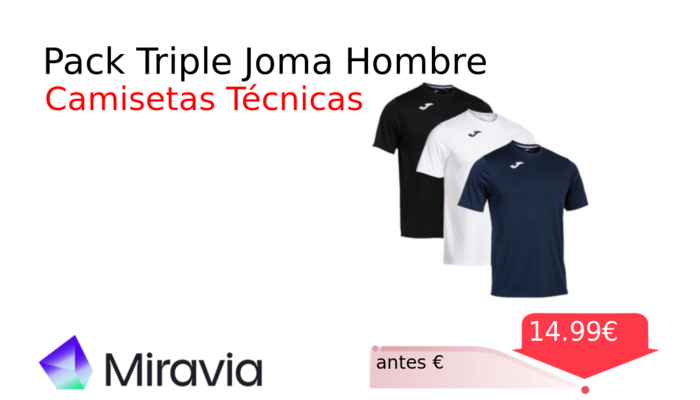 Pack Triple Joma Hombre