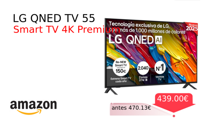 LG QNED TV 55