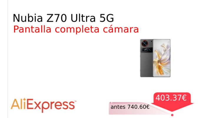 Nubia Z70 Ultra 5G