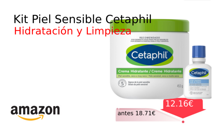 Kit Piel Sensible Cetaphil