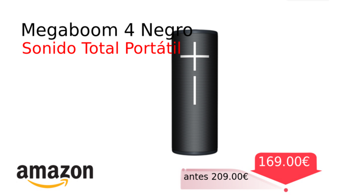 Megaboom 4 Negro
