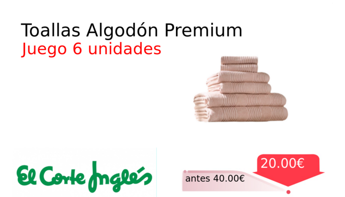 Toallas Algodón Premium
