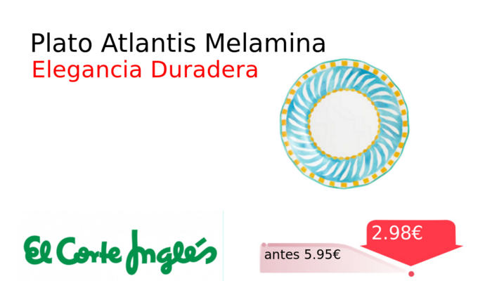 Plato Atlantis Melamina