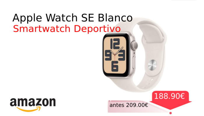 Apple Watch SE Blanco