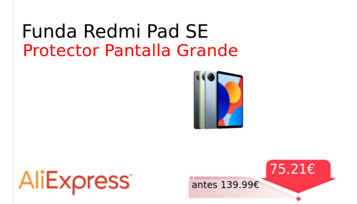 Funda Redmi Pad SE