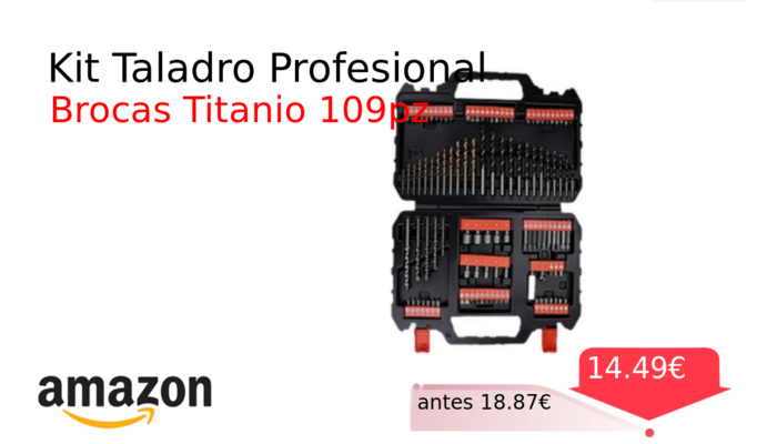 Kit Taladro Profesional