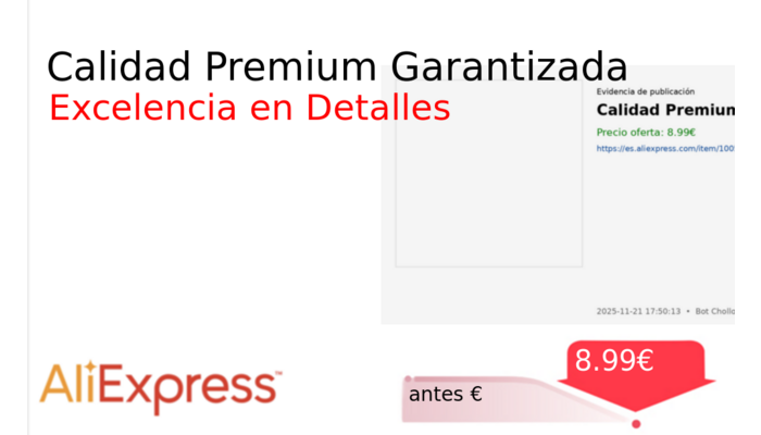 Calidad Premium Garantizada