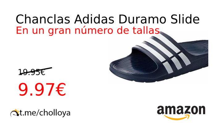 Chollo Chanclas Adidas Duramo Slide