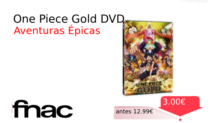 One Piece Gold DVD