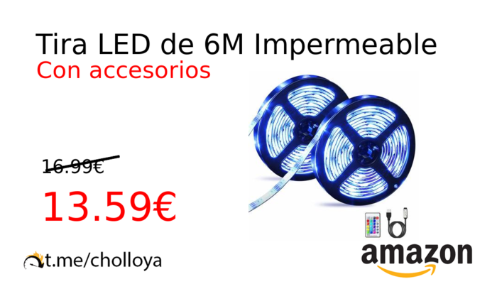 Tira LED de 6M Impermeable