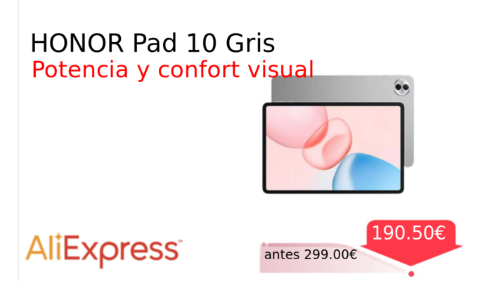 HONOR Pad 10 Gris