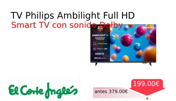 TV Philips Ambilight Full HD