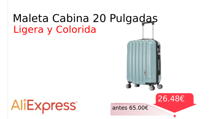 Maleta Cabina 20 Pulgadas
