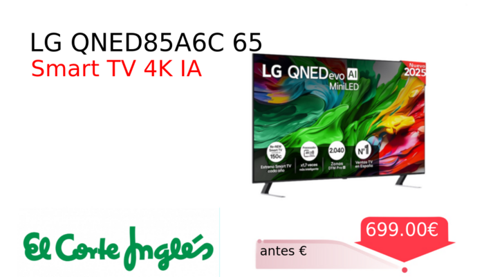 LG QNED85A6C 65