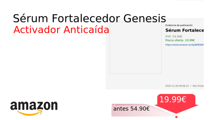 Sérum Fortalecedor Genesis