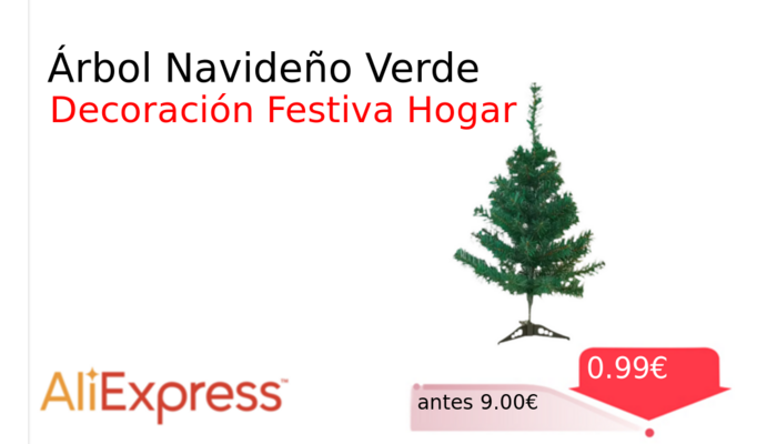 Árbol Navideño Verde