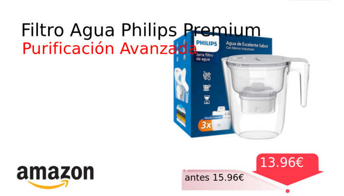 Filtro Agua Philips Premium