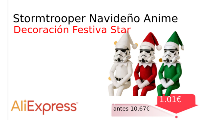 Stormtrooper Navideño Anime