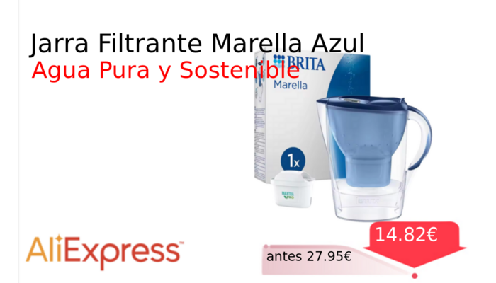 Jarra Filtrante Marella Azul