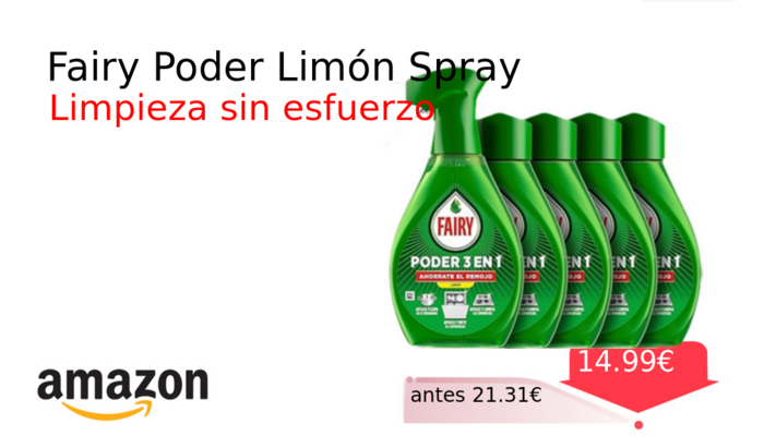 Fairy Poder Limón Spray