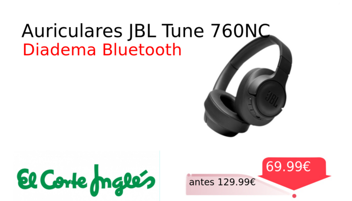 Auriculares JBL Tune 760NC
