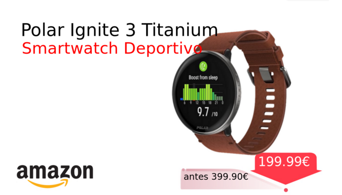 Polar Ignite 3 Titanium